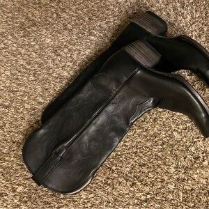 Free bird Black Leather Boots